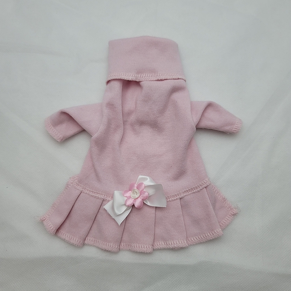 Pink Dog Turtleneck Dress